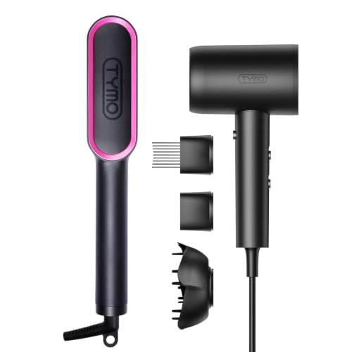 TYMO Hair Straightener Brush & Hair Dryer Blow Dryer